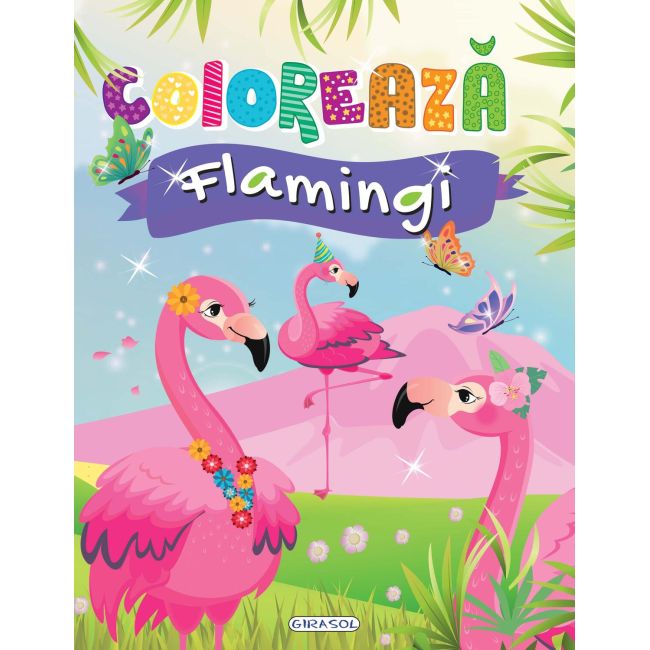 Coloreaza - flamingi