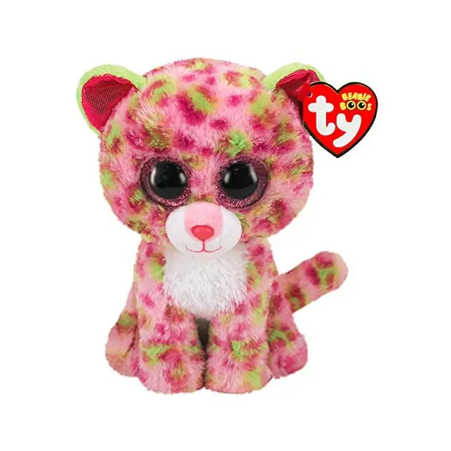 PLUS TY 15CM BOOS LEOPARD ROZ VIVTY36312