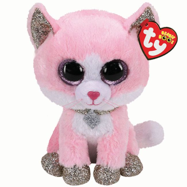 PLUS TY 15CM PISICA ROZ VIVTY36366