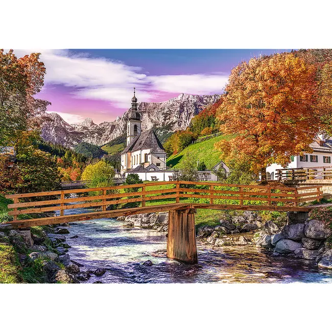 PUZZLE TREFL 1000  TOAMNA IN BAVARIA VIV10623