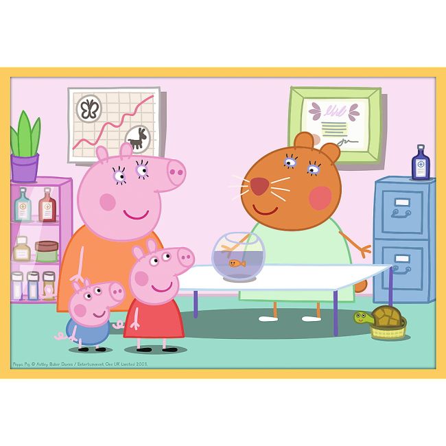 PUZZLE TREFL 10IN1 INTALNESTE-O PE PEPPA PIG VIV90383