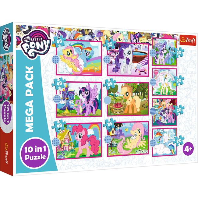 PUZZLE TREFL 10IN1 MY LITTLE PONY -  PONEII UIMITORI VIV90380