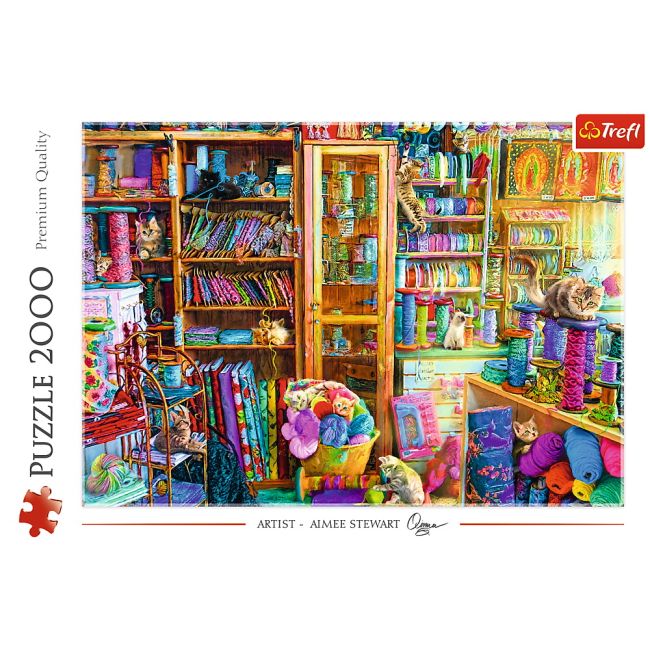 PUZZLE TREFL 2000 PARADISUL PISICUTELOR VIV27113