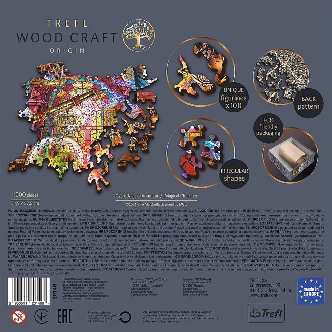 PUZZLE TREFL DIN LEMN 1000 PIESE CAMERA MAGICA VIV20146