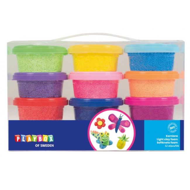 Set 12 culori spuma de modelat - okepb2471666