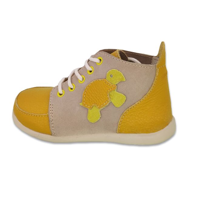 Ghetute neimblanite BabyFox Flipper Galben Mustar cu Gri FOX9702