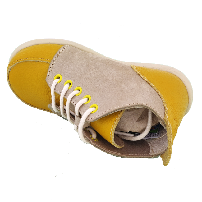Ghetute neimblanite BabyFox Flipper Galben Mustar cu Gri FOX9702
