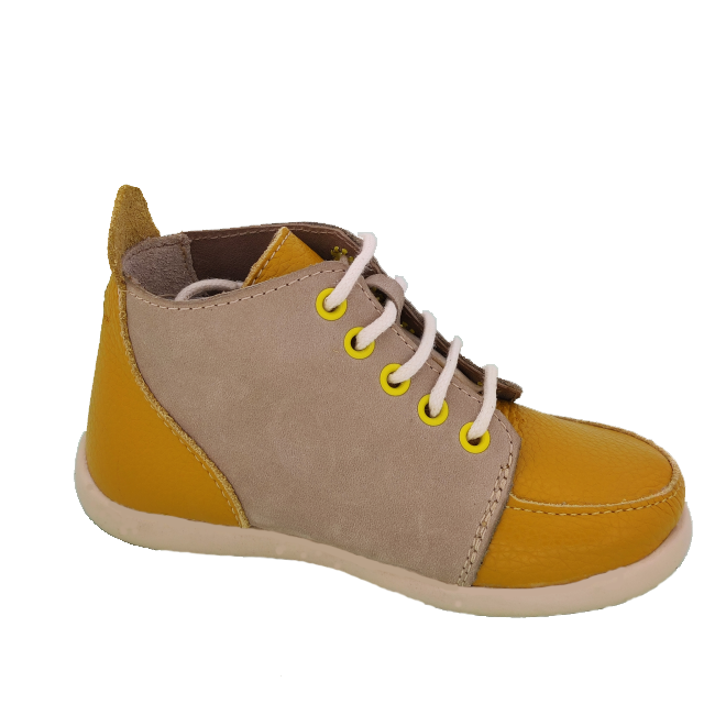 Ghetute neimblanite BabyFox Flipper Galben Mustar cu Gri FOX9702