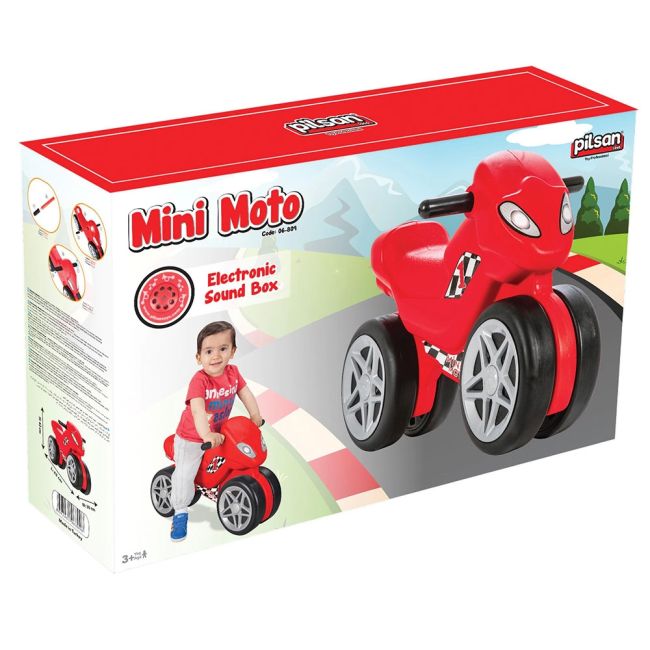 Motocicleta pilsan mini moto red hubpl-06-809