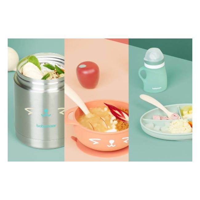 Babymoov - tava anti-alunecare pentru mancare in forma de catelus bbba005207