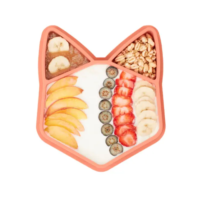 Babymoov - tava anti-alunecare pentru mancare in forma de vulpita bbba005206