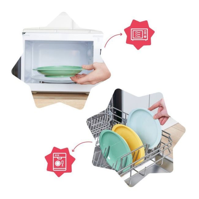 Badabulle - set 3 farfurii anti-alunecare bbbb005214