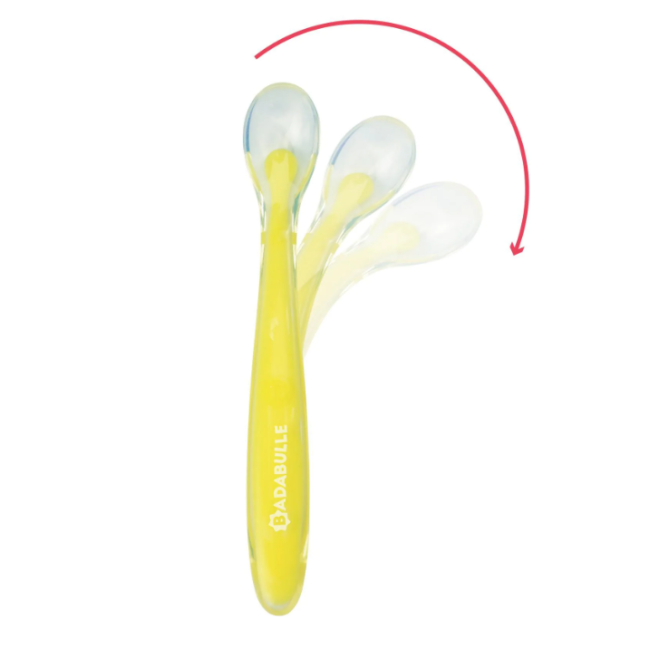 Badabulle - set 6 lingurite colorate flexibile bbbb005418