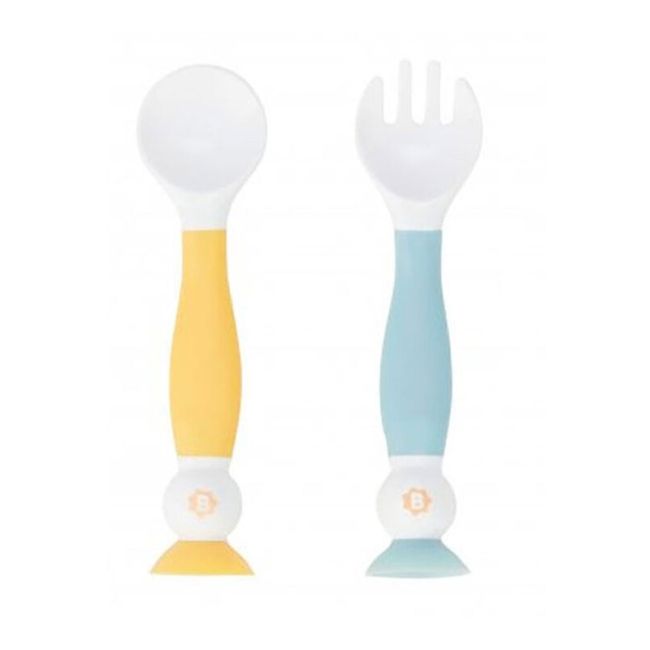Badabulle - set lingurita si furculita flexibile bbbb005416