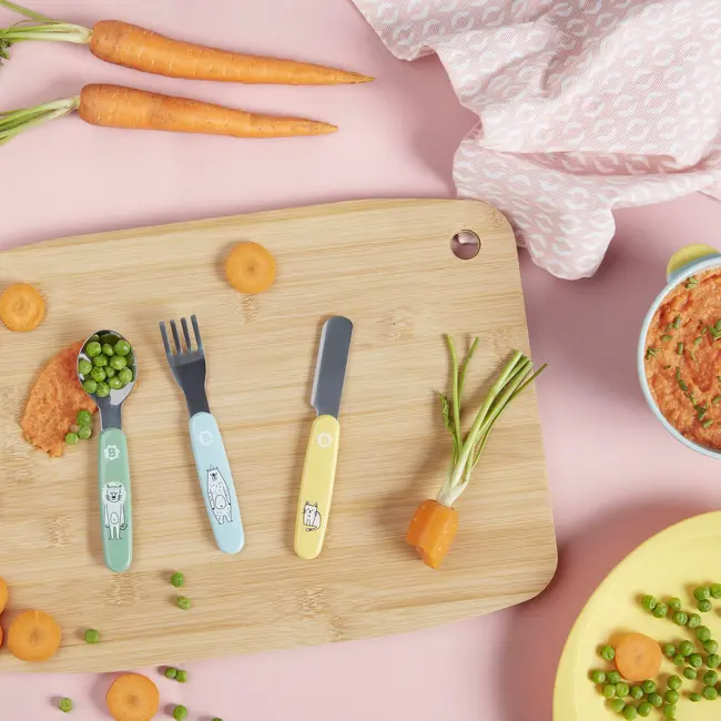 Badabulle - set tacamuri din metal cu animalute vesele bbbb005417