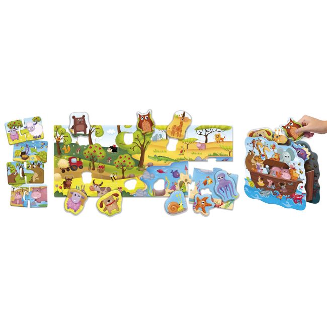 Joc potrivire 3d - animalute haioase