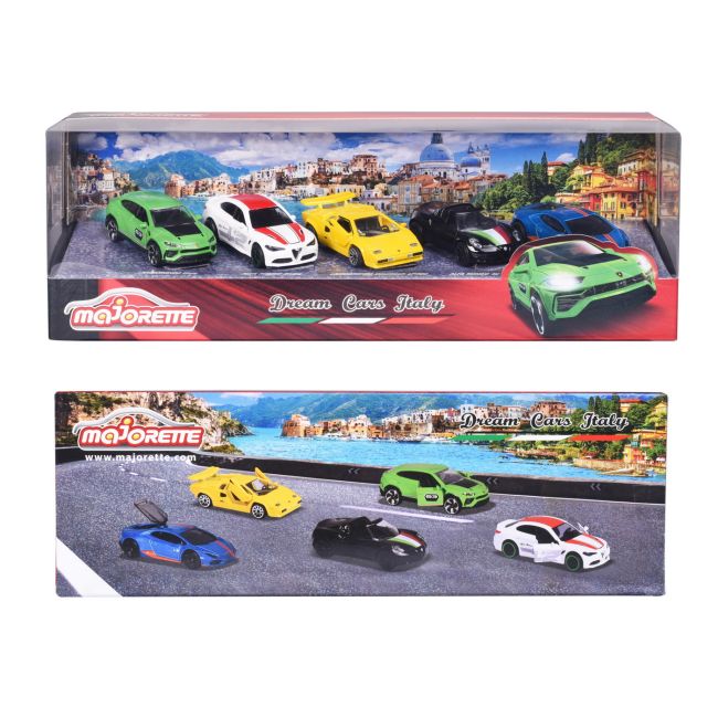 MAJORETTE SET 5 MASINI DIN METAL DREAMS ITALY VIV212053178