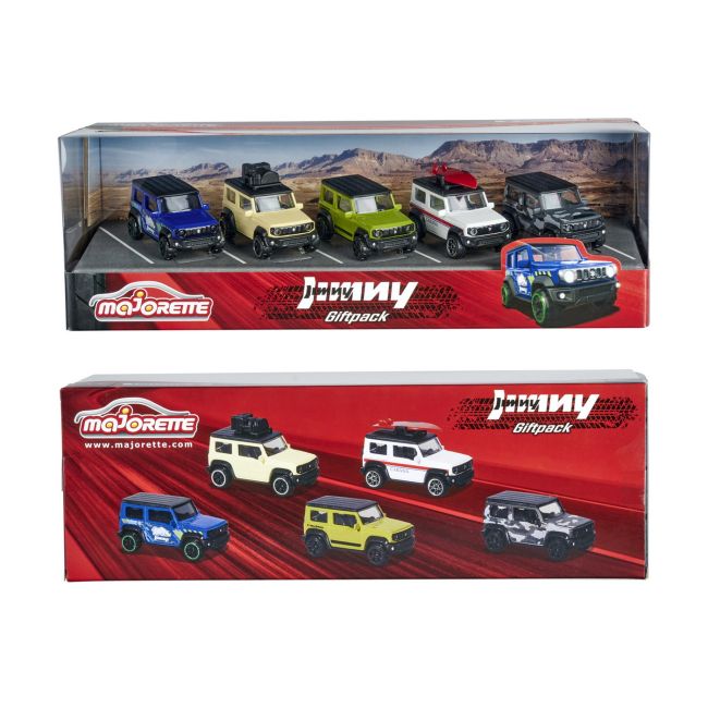 MAJORETTE SET 5 MASINI DIN METAL SUZUKI JIMNY 7.5CM VIV212053177