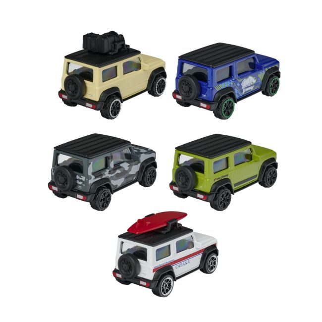 MAJORETTE SET 5 MASINI DIN METAL SUZUKI JIMNY 7.5CM VIV212053177