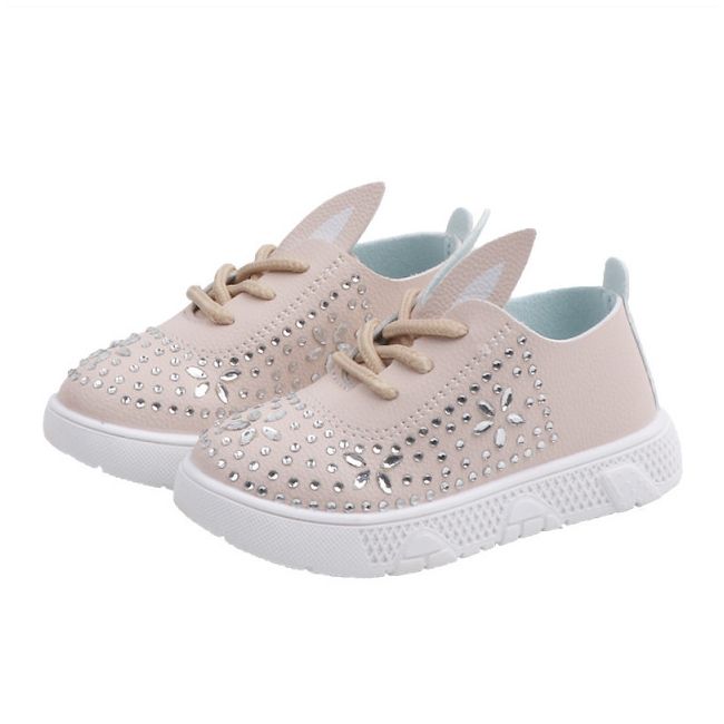 Pantofi crem cu strasuri LIXZ-505-3-DE10