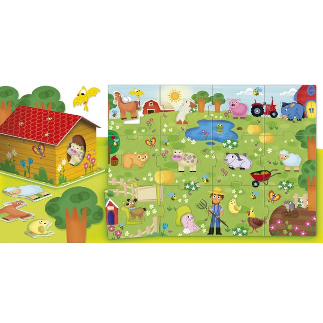 Puzzle 3d - ferma mea vesela