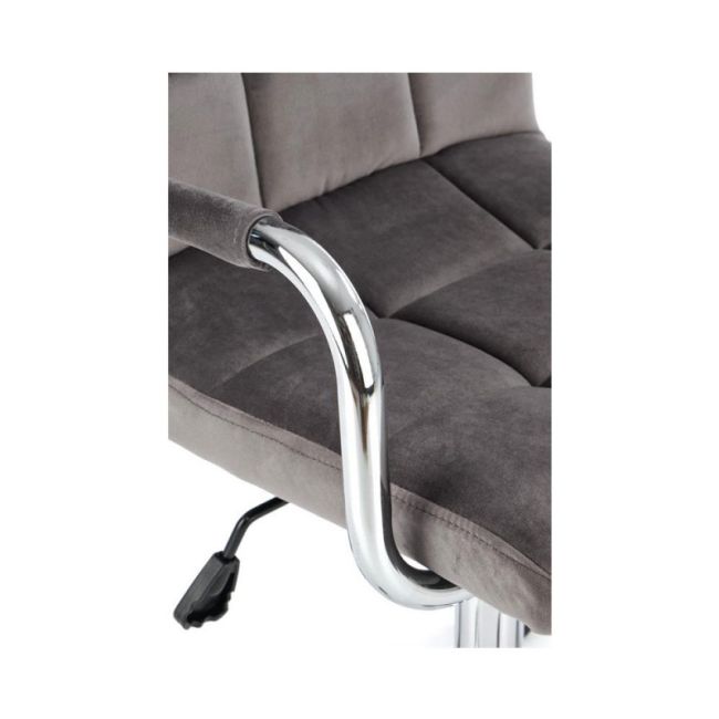 Scaun birou copii hm gonzo 4 gri velvet drm9850
