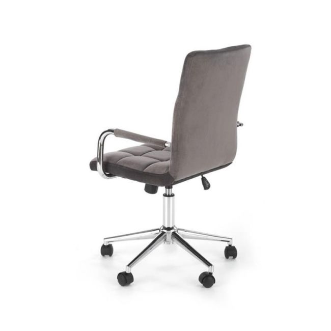 Scaun birou copii hm gonzo 4 gri velvet drm9850