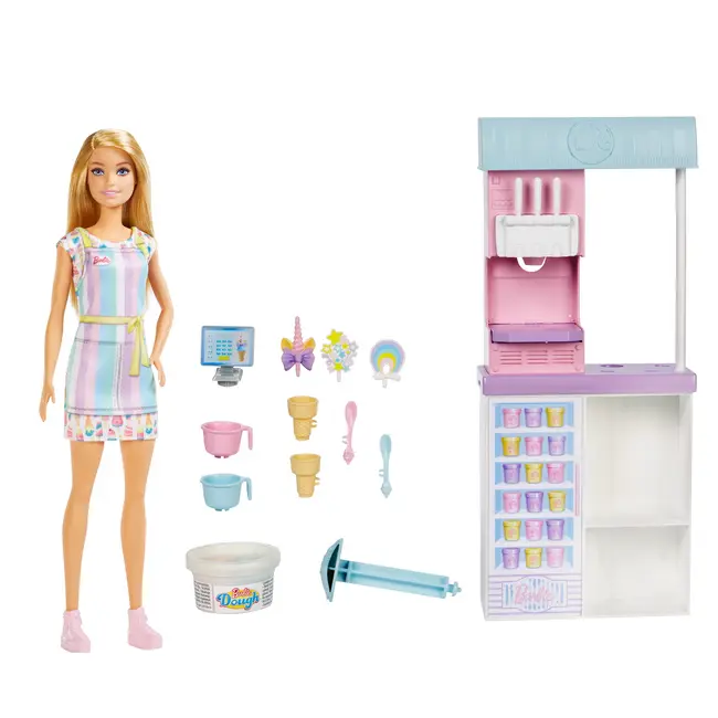BARBIE SET DE JOACA MAGAZINUL DE INGHETATA VIVMTHCN46