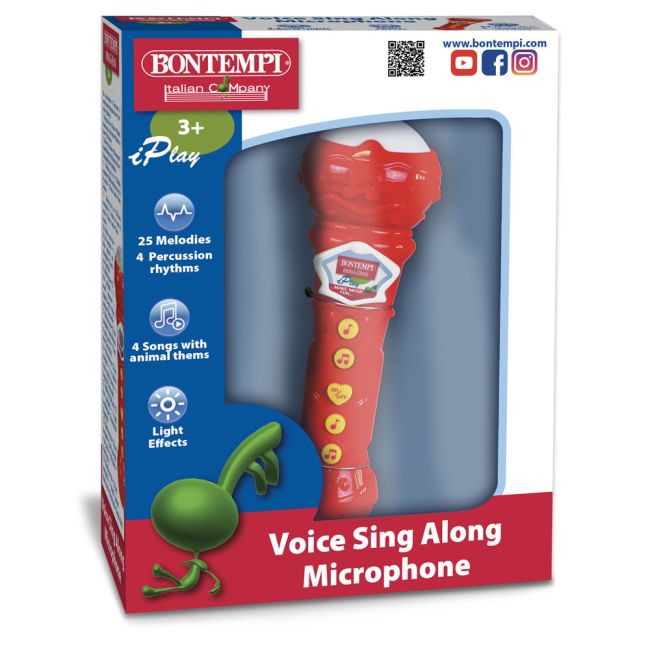BONTEMPI MICROFON KARAOKE CU EFECTE LUMINOASE VIVBon41-2010