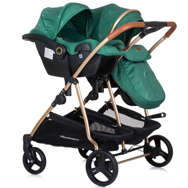 Carucior gemeni chipolino duo smart 3 in 1 avocado hubst-kbds02204av