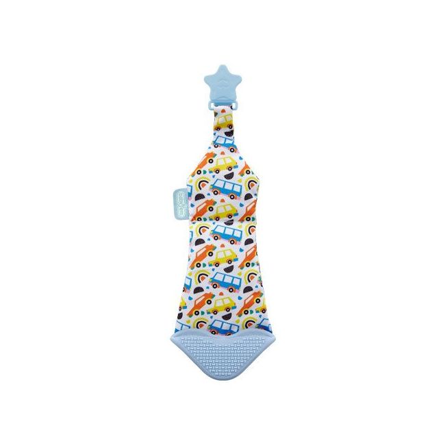 Cravata bebelusi cu accesoriu de dentitie BabyJem (Culoare: Ecru) JEMbj_7502