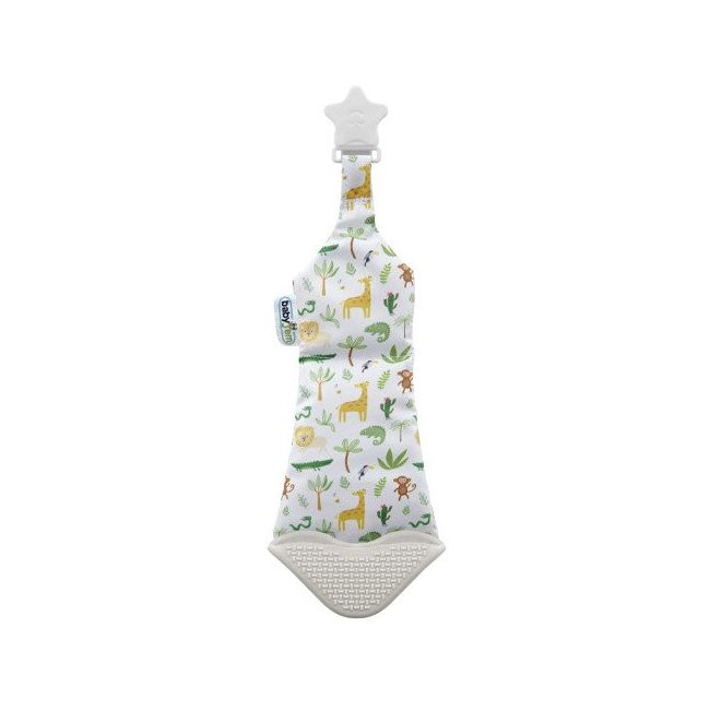 Cravata bebelusi cu accesoriu de dentitie BabyJem (Culoare: Ecru) JEMbj_7502