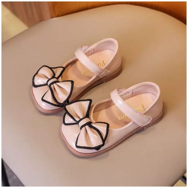 Pantofiori roz pudra cu fundita MBSD25