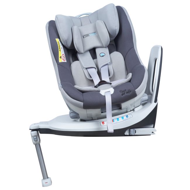Scaun auto Rear Facing rotativ Tiago 0-18 kg gri KidsCare SUPKC_tiago_gri