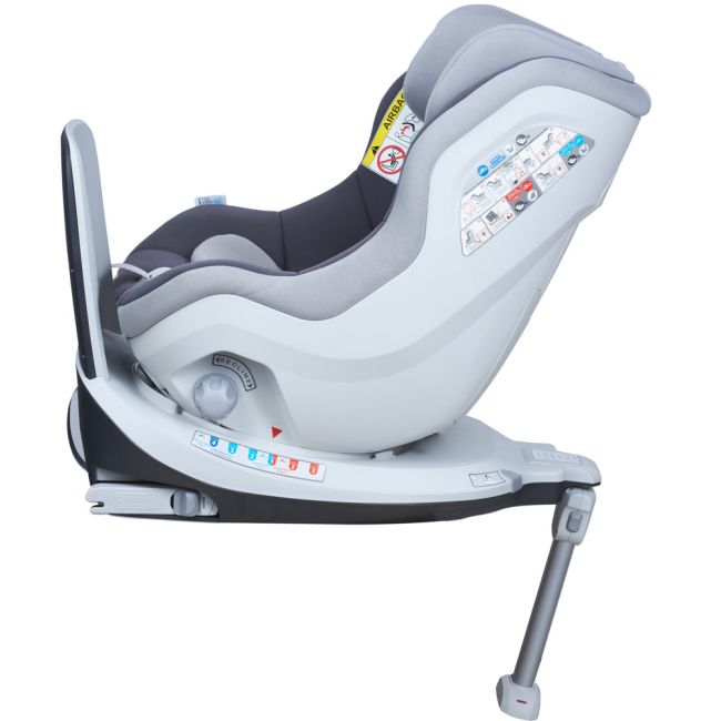 Scaun auto Rear Facing rotativ Tiago 0-18 kg gri KidsCare SUPKC_tiago_gri