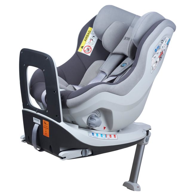 Scaun auto Rear Facing rotativ Tiago 0-18 kg gri KidsCare SUPKC_tiago_gri
