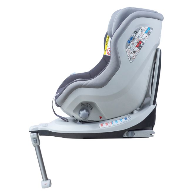 Scaun auto Rear Facing rotativ Tiago 0-18 kg gri KidsCare SUPKC_tiago_gri