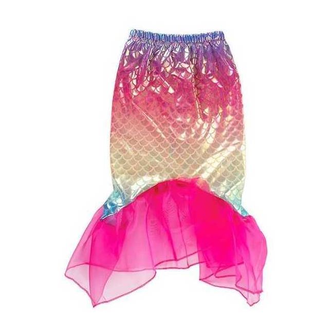 Costum Sirena cu Fustita, Diadema si Bagheta Magica Toi-Toys TT12147A BBJTT12147A_Roz