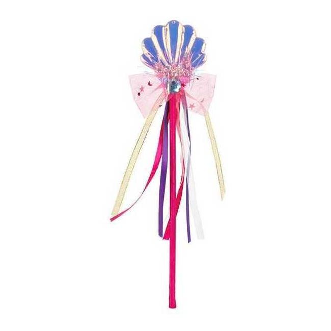 Costum Sirena cu Fustita, Diadema si Bagheta Magica Toi-Toys TT12147A BBJTT12147A_Roz