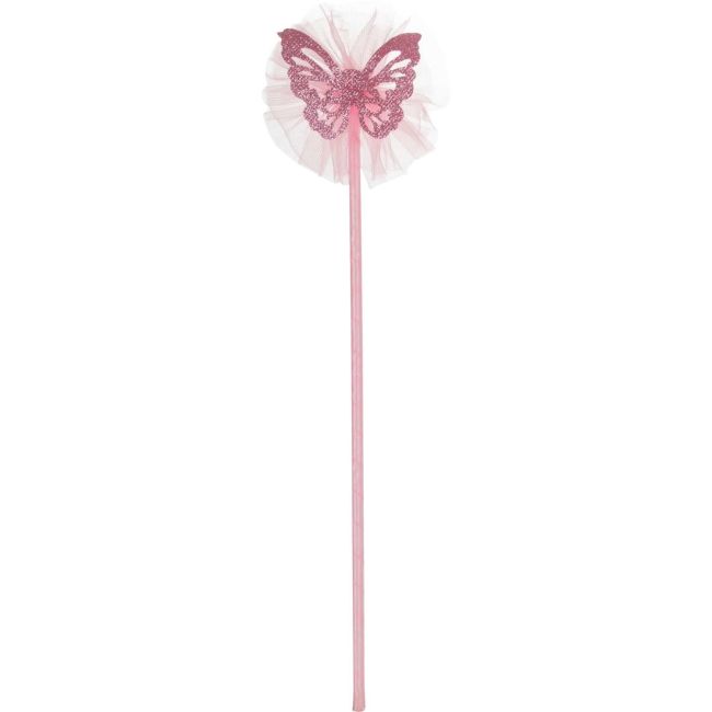 Costum Zana cu Fustita, Aripioare si Bagheta Magica Princess Friends Toi-Toys TT12146A BBJTT12146A_Roz