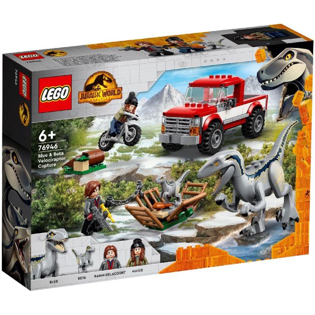 LEGO JURASSIC WORLD CAPTURAREA VELOCIRAPTORILOR BLUE SI BETA 76946 VIVLEGO76946