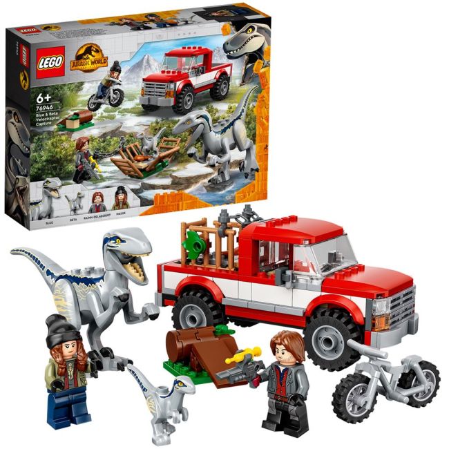 LEGO JURASSIC WORLD CAPTURAREA VELOCIRAPTORILOR BLUE SI BETA 76946 VIVLEGO76946