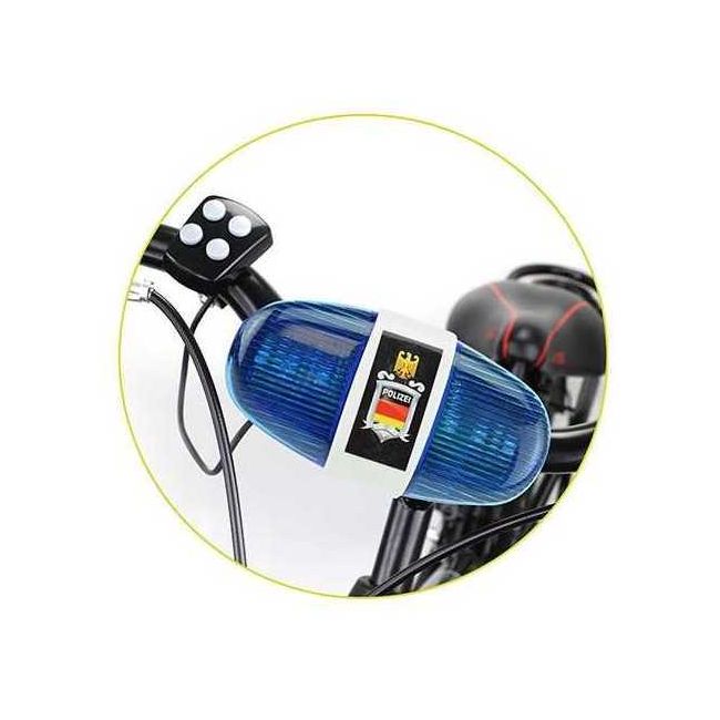 Lumina si sirena pentru bicicleta Politie Toi-Toys TT55008A BBJTT55008A_Albastru