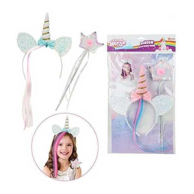 Set cordeluta si bagheta magica Dream Horse Toi-Toys TT12452Z BBJTT12452Z_Alb