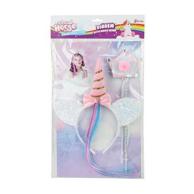 Set cordeluta si bagheta magica Dream Horse Toi-Toys TT12452Z BBJTT12452Z_Roz