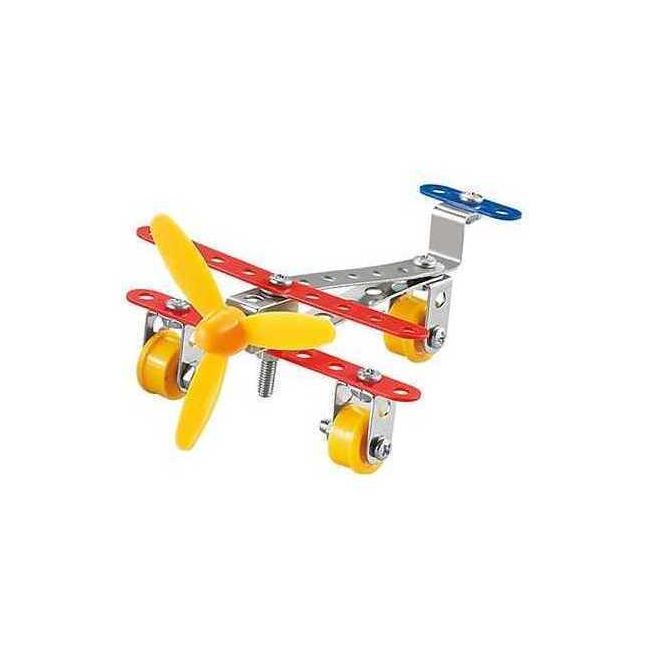 Set de Constructie Metalic Vehicule Metal 3D Toi-Toys TT43212Z BBJTT43212Z_Avion