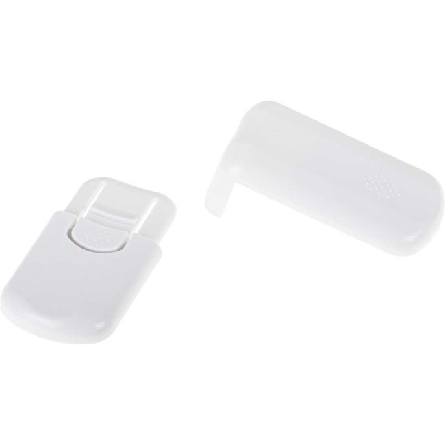 Sistem de siguranta din plastic pentru sertare, 8x7x4 cm Ikonka IK6797 BBJIK6797_Alb
