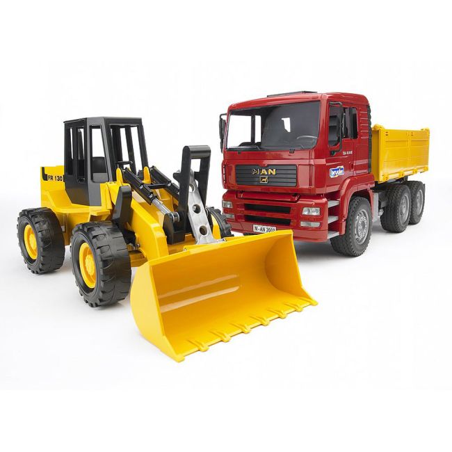 Bruder - Camion Man Tga Si Incarcator Articulat Fr 130 ARTBR02752