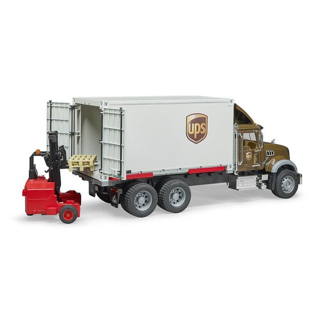 Bruder - Camion Ups Mack Granite Cu Stivuitor ARTBR02828