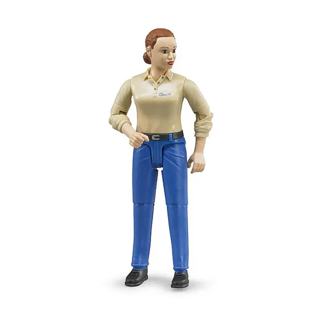 Bruder - Figurina Femeie Cu Pantaloni Albastri ARTBR60408